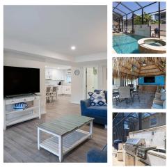 Gorgeous home with heated pool and spa steps to beach