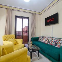 Family Apartment in Marrakech 3 Bedrooms & Balcony with View