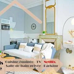LeRelaisdOdile1 - Appart Luxe - Idéal Couple & PRO - Hyper Centre - Valenciennes - Tramway - ParkingPossible - Entrée Autonome