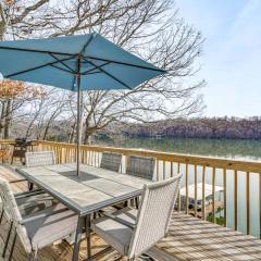 Private Dock and Decks Lakefront Retreat in Stover!