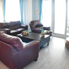 Beach Front Next To Pier