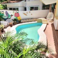 Playacar Family house private pool and surrounded by nature