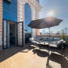 Elegant and Spacious 2 Bedroom Suite with Private 35sqm Terrace Next to Rudaki Park and City Center