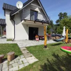 Mazury domek całoroczny przy lesie, jezioro