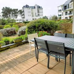 Le jardin de la Baie-face plage du Trez & thalasso