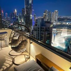 Unique Burj Khalifa View 3BR Condo On Top Floor