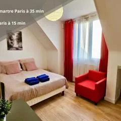 Studio Pavot - 15min Paris RER E, cosy