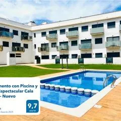 Apartamento con Piscina y Jardín Espectacular Cala Sirenas - Nuevo