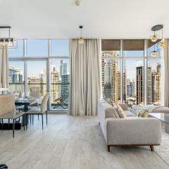 Luxury 4BR MTLVL flat w Al-Jadaf canal riverfront