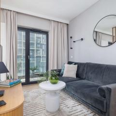Nowoczesne Studio dla 4 Osób z Balkonem by Noclegi Renters
