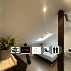 # Le 5 # Beau Studio rénové, tout équipé, au calme, Mulhouse centre