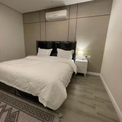 شقة غرفه وصاله بتصميم مودرن وفندقي