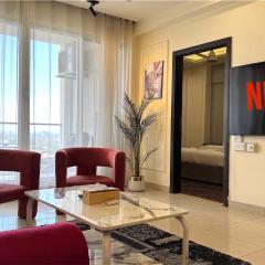Elysium Tower Cozy 2Bhk with Netflix & City Views
