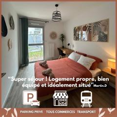 T3 Moderne - Proche tram - Parking privé