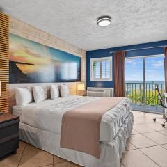 Oceanfront Inn Room #17- Ocean View Balcony King Bed
