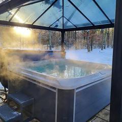 NALAN Godvicien, Spa, piscine chauffée, forêt, 14 pers