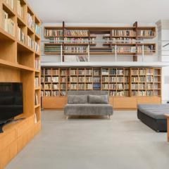 Unique and Bright Library Apartment Near Old Town in Wrocław by Noclegi Renters