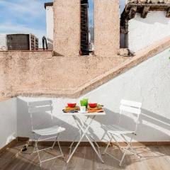 Ático duplex con terraza en puro centro, 2 a 8 pax