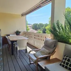 Le Rambot - appartement de charme avec grande terrasse parking centre ville - proche Bellegarde