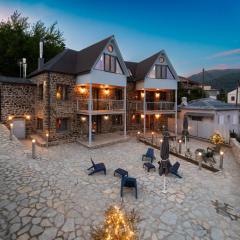 Dandy Villas Karpenisi Complex - Lux Chalets - Inflatable Pool-Hot Tub