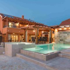 Luxury Villa Finessa Skradin 1 with heated pool, jacuzzi and sauna