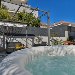 luxury apartment with garden jacuzzi and wellness