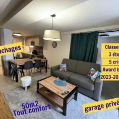 ARC 1800 Appartement 6-8 pers,5 cristaux, avec garage