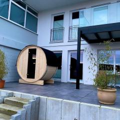 3 Ommi Kese Garden See Suite Terrasse Fasssauna am Biggesee