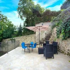 House in a medieval village with private garden