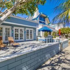 Luxury summer house feet from bay & ocean patios