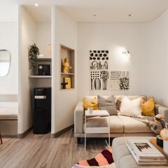 2BR Cozy City View CBD Sudirman Park Apartment, Luxury & Chic Design
