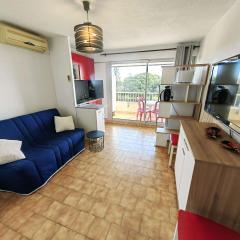 Studio cabine climatisé pour 4, piscine, Cap d'Agde - FR-1-607-209