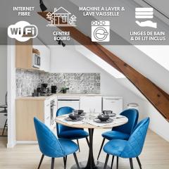 Le Grand Bleu - Wifi fibre/Linge/Accès cour