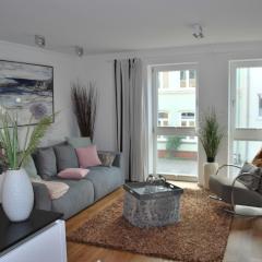 Ferienwohnung "Hafenmöwe", Quartier Hafenspitze, Blickrichtung Hafen