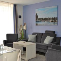 Apartment 6 "Strandkrabbe", Apartmenthaus Hafenspitze, Blickrichtung InnenstadtBinnenhafen