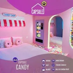Capsule Candy - piscine à boules - cinéma privé