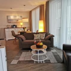 Apartment 2 - "Am Leuchtfeuer 2" - Blickrichtung Yacht-, Binnenhafen und offene See