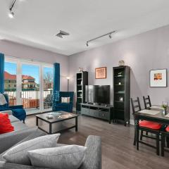 2BR Condo with Balcony, Free Tix, Walk to Downtown