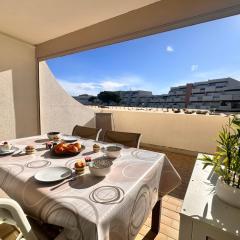 Le Catamaran - Studio proche de la mer avec terrasse