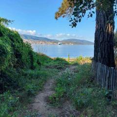 Maison chaleureuse accès privé à la plage