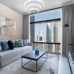 Silkhaus contemporary 1BDR with Downtown view in DIFC