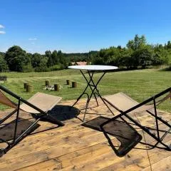 Glamping Návary s bazénem
