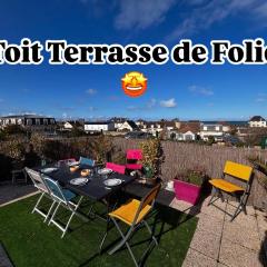 Sur les toits de St Aubin - La Mer