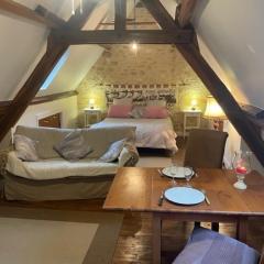 Studio 40m2 avec terrasse face à la Dordogne avec vue exceptionnelle