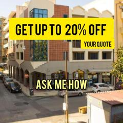 Light Blue town center apt