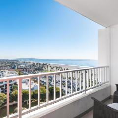 The violet-Santa Monica highrise beach front&view