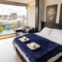 Apart com vista incrível ao lado do Allianz parque e shopping Bourbon - com estacionamento