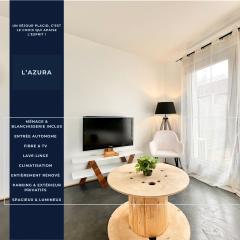 L'Azura - Proche Gare - Parking & Extérieur Privé