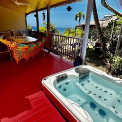 Ti Kaz Coco JUNGLE Jacuzzi & vue mer