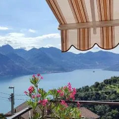 Le Terrazze - 2 rooms flat with a pool and a terrace with a stunning lake view